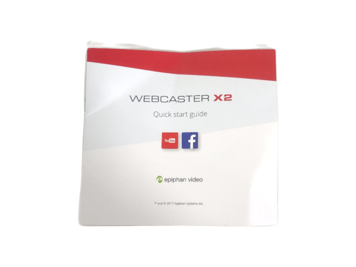 Epiphan Video Webcaster X2 Converter w/ Antenna & PSU