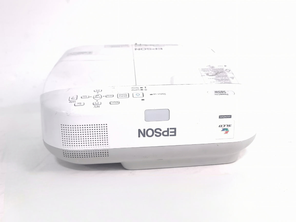 Epson 585W PowerLite WXGA 3LCD 3300 Lm Ultra-Short Throw HDMI Projector (2053 Operating Hours) (FOR PARTS)