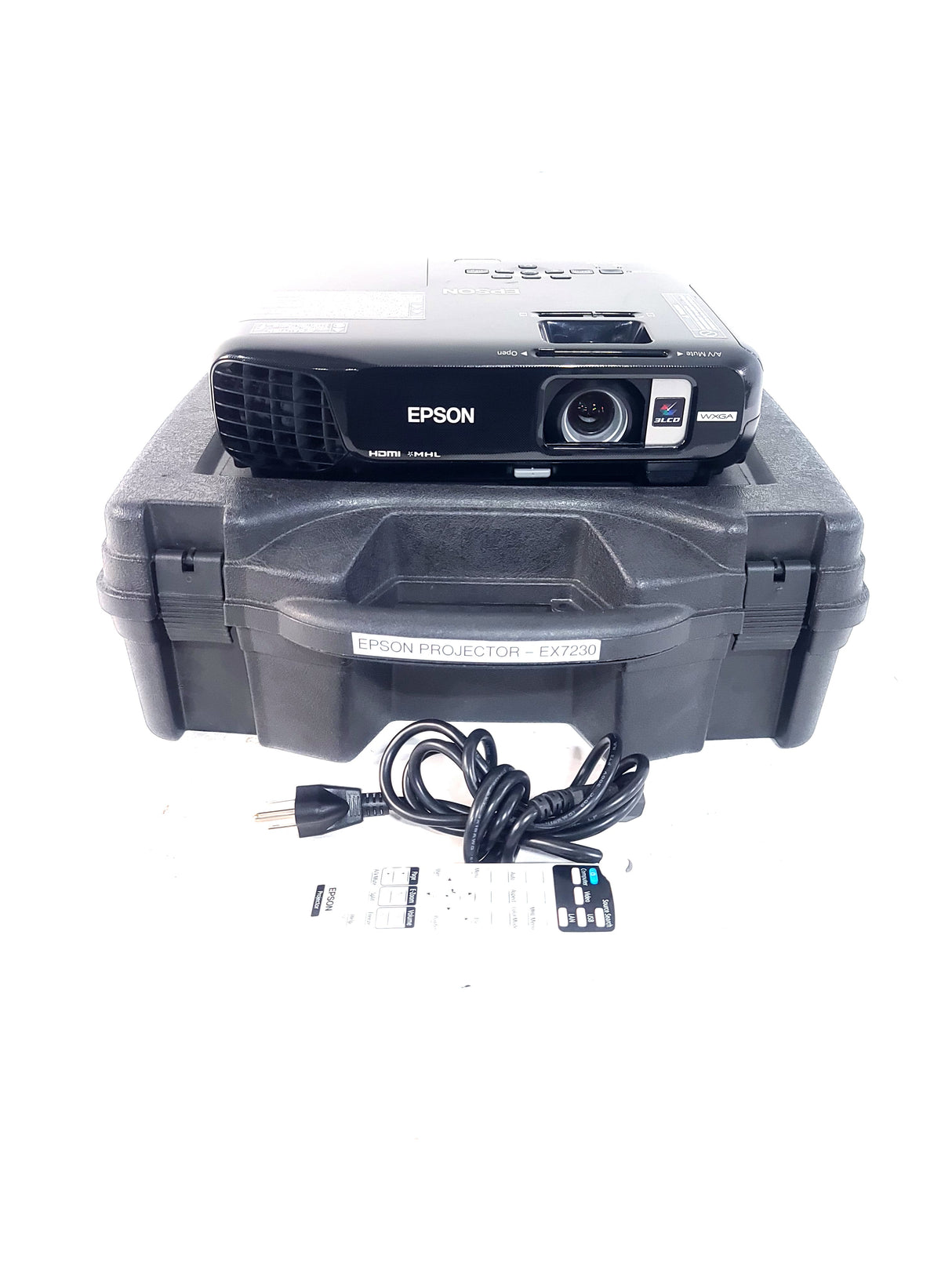 Epson EX7230 WXGA Conference Room Projector in Hard Carry Case