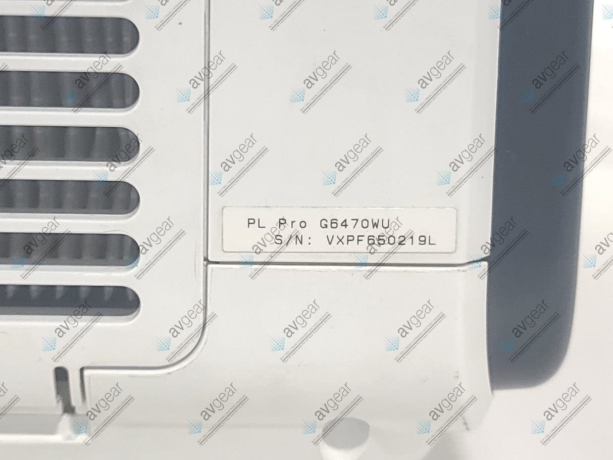 Epson G6470WU 4,500 Lumen WUXGA 3LCD Conference Projector (654 Lamp Hours) in Wheeled Road Case