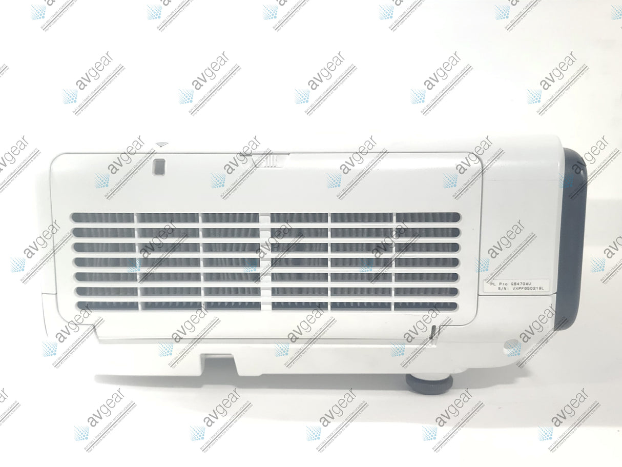 Epson G6470WU 4,500 Lumen WUXGA 3LCD Conference Projector (654 Lamp Hours) in Wheeled Road Case