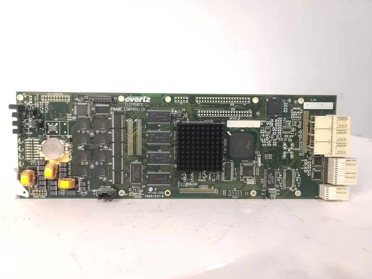 Evertz 7700FC VistaLINK Frame Controller w/ Backplane