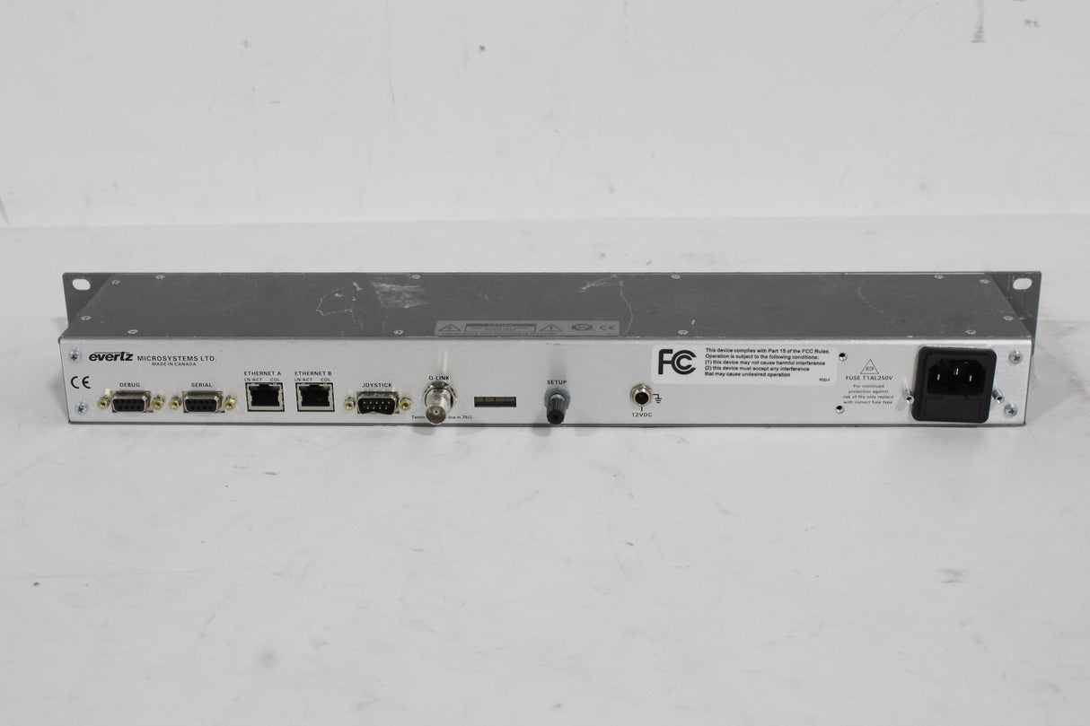 Evertz Quartz CP-1000E Intelligent Router Control Panel