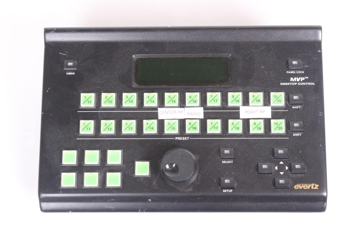 Evertz 3000DCP MVP Desktop Remote Control Panel Unit