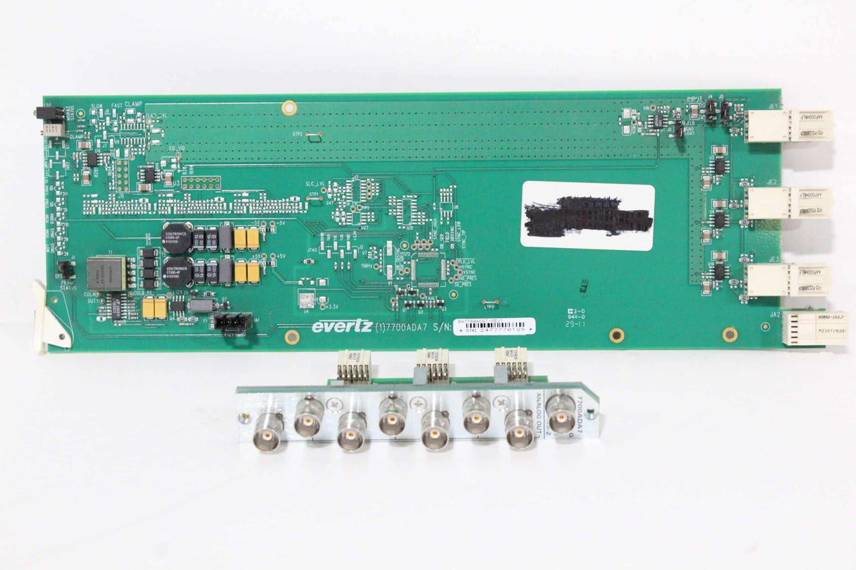 Evertz 7700ADA7 Analog Video Distribution Amplifier - Option Card Module