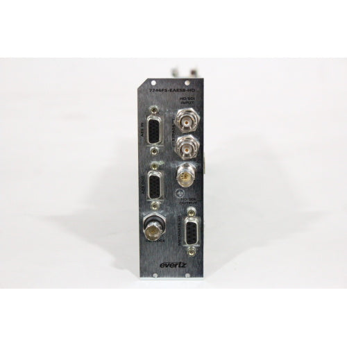 Evertz 7746FS-EAES8-HD Frame Synchronizer w/ Embedded Audio Processing