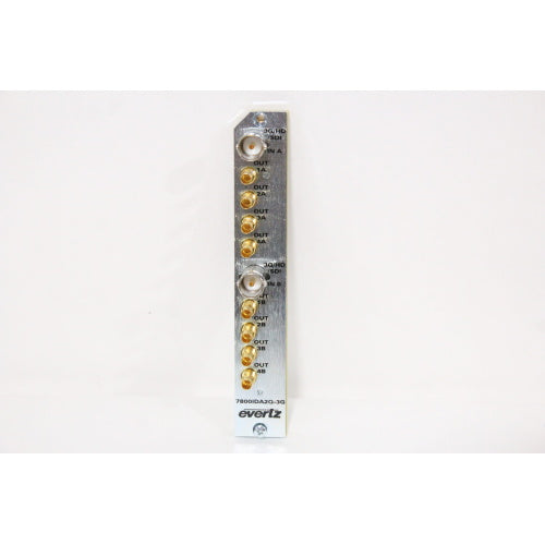 Evertz 7800IDA2Q-3G 3G/HD/SD-SDI Intelligent Distribution Amplifier