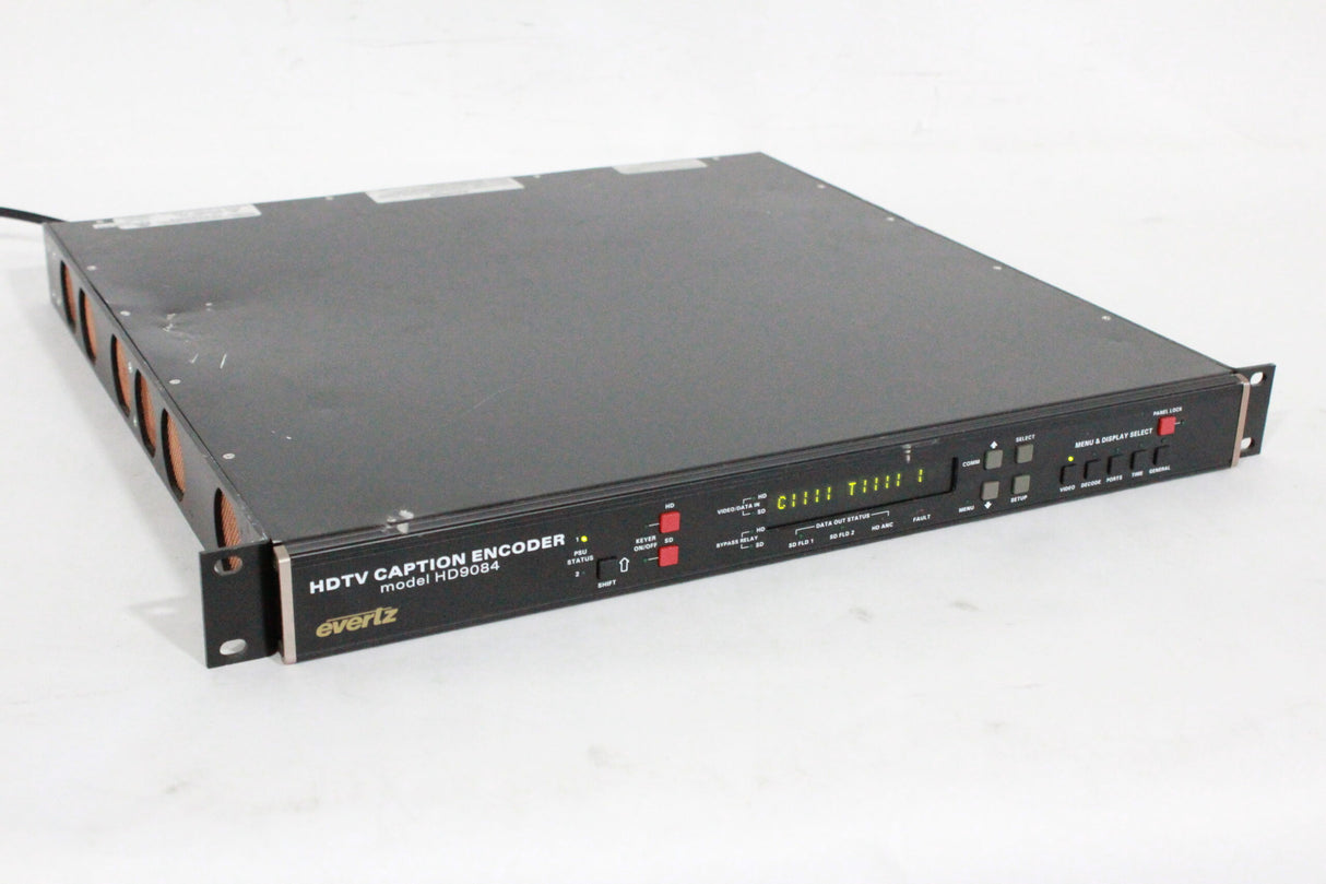 Evertz HD9084 HDTV High Definition Closed Caption Encoder