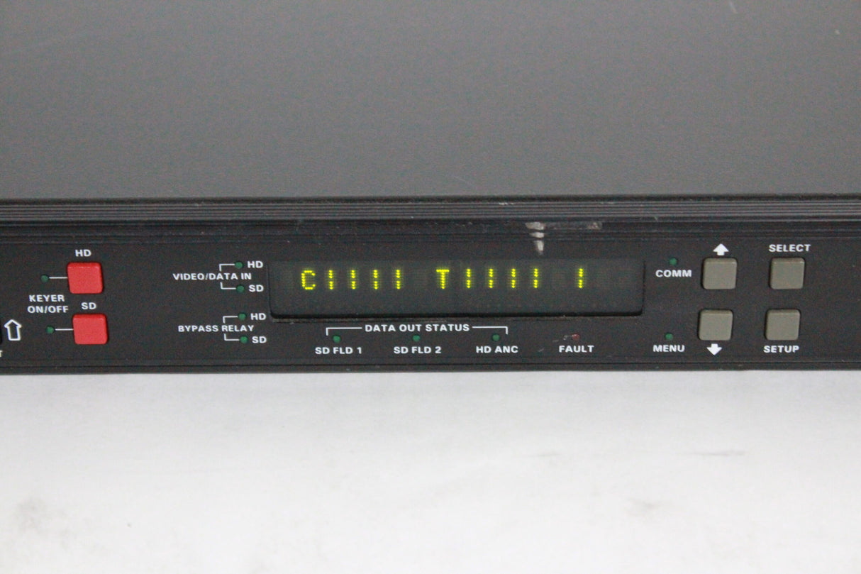 Evertz HD9084 HDTV High Definition Closed Caption Encoder