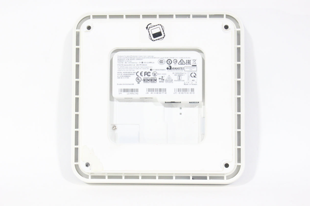 Evoko ERM2001 Wall Mounted Room Manager Tablet