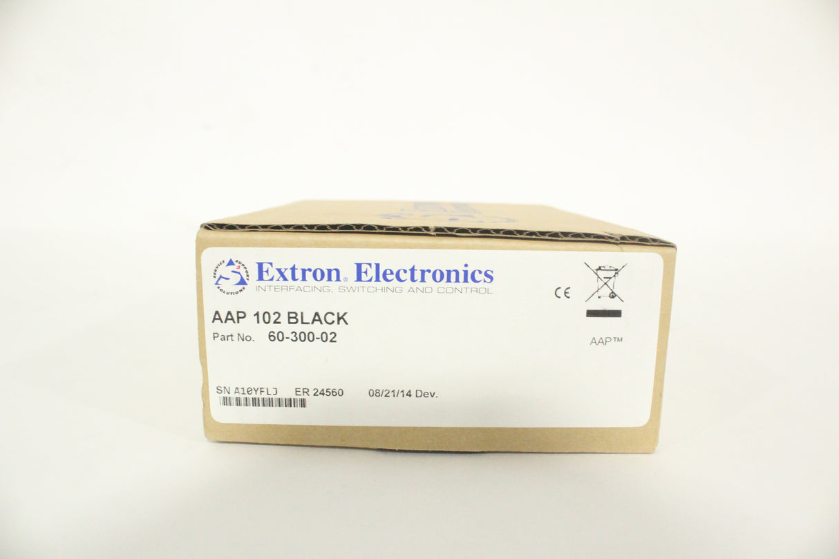 Extron AAP 102 Two-Gang AV Connectivity Mounting Frame (In Original Box)