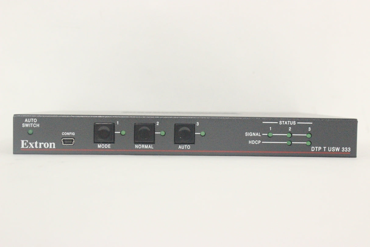 Extron DTP T USW 333 Three Input Switcher w/ Integrated Long Distance DTP Transmitter and Audio Embedding (C1394-588-2) (In Original Box)