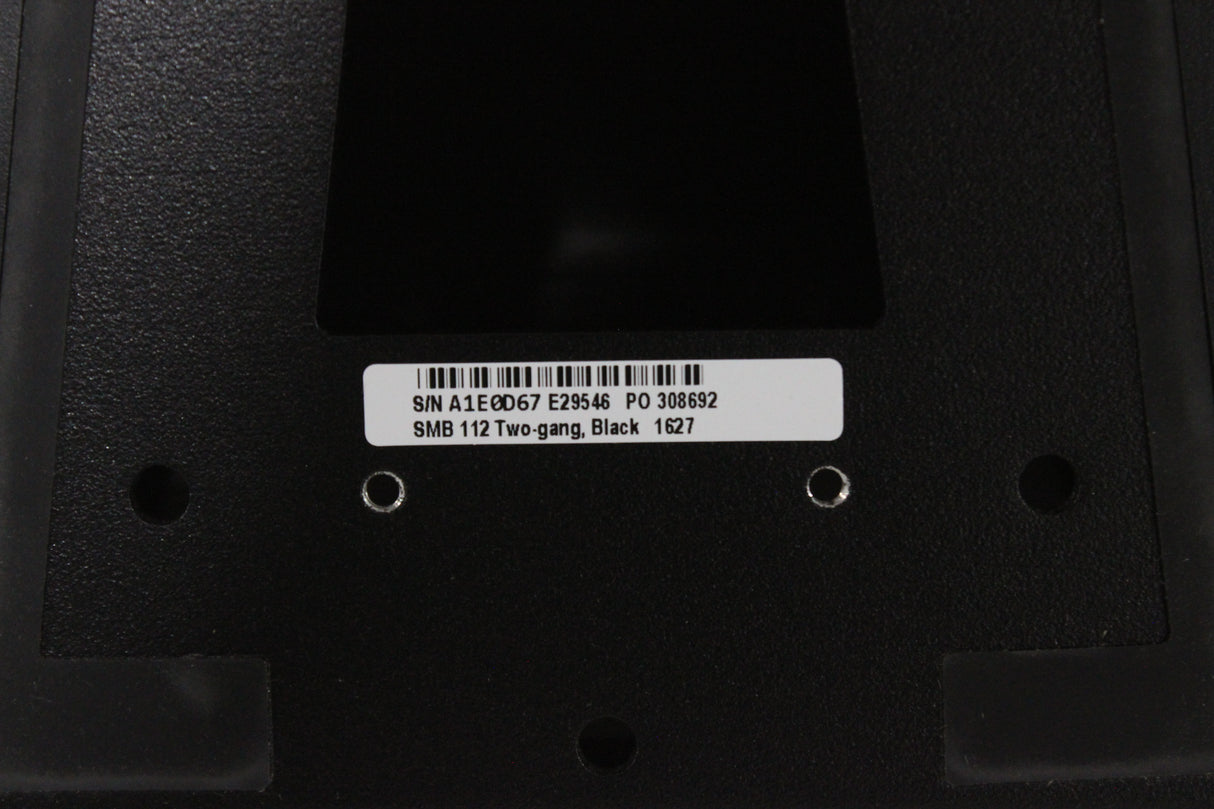 Extron SMB 112 Two-Gang Surface Mount Box for US-gang Controllers with AAP Openings, Wallplates with Pass-Through Connectors & AAP Adapter Plates