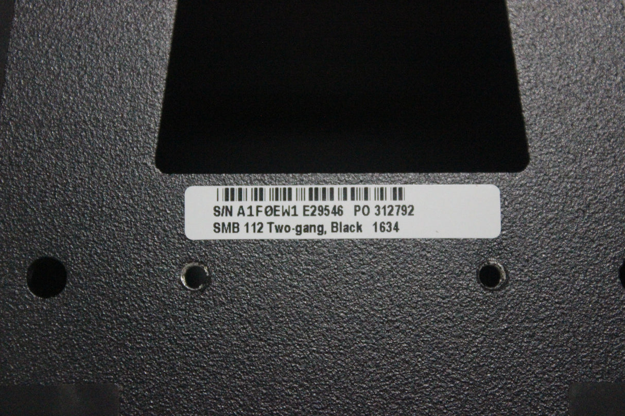Extron SMB 112 Two-Gang Surface Mount Box for US-gang Controllers with AAP Openings, Wallplates with Pass-Through Connectors & AAP Adapter Plates