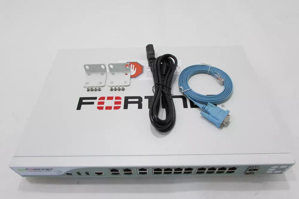 FORTINET FG-100D Security Firewall Appliance VPN 16 Port Gigabit Ethernet 2x SFP 2x WAN 2x HA