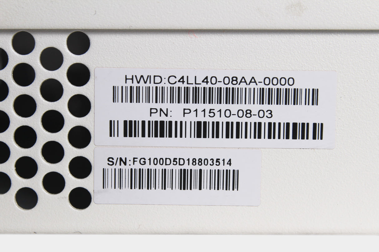 FORTINET FG-100D Security Firewall Appliance VPN 16 Port Gigabit Ethernet 2x SFP 2x WAN 2x HA (FOR PARTS)
