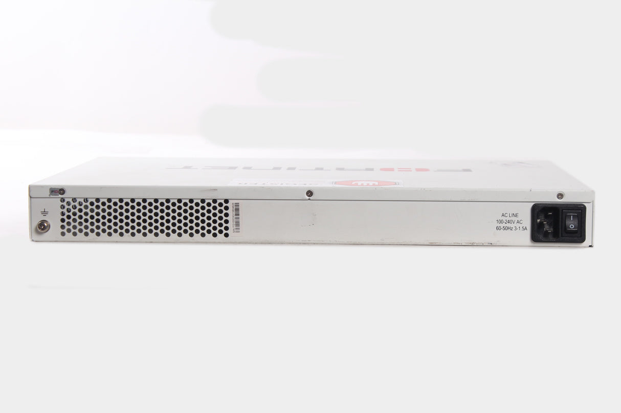 FORTINET FG-100D Security Firewall Appliance VPN 16 Port Gigabit Ethernet 2x SFP 2x WAN 2x HA (Missing brackets) (FOR PARTS)