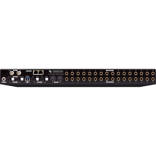 Ferrofish PULSE16 DX 16x16 AD/DA, Dante, MADI, and ADAT Converter