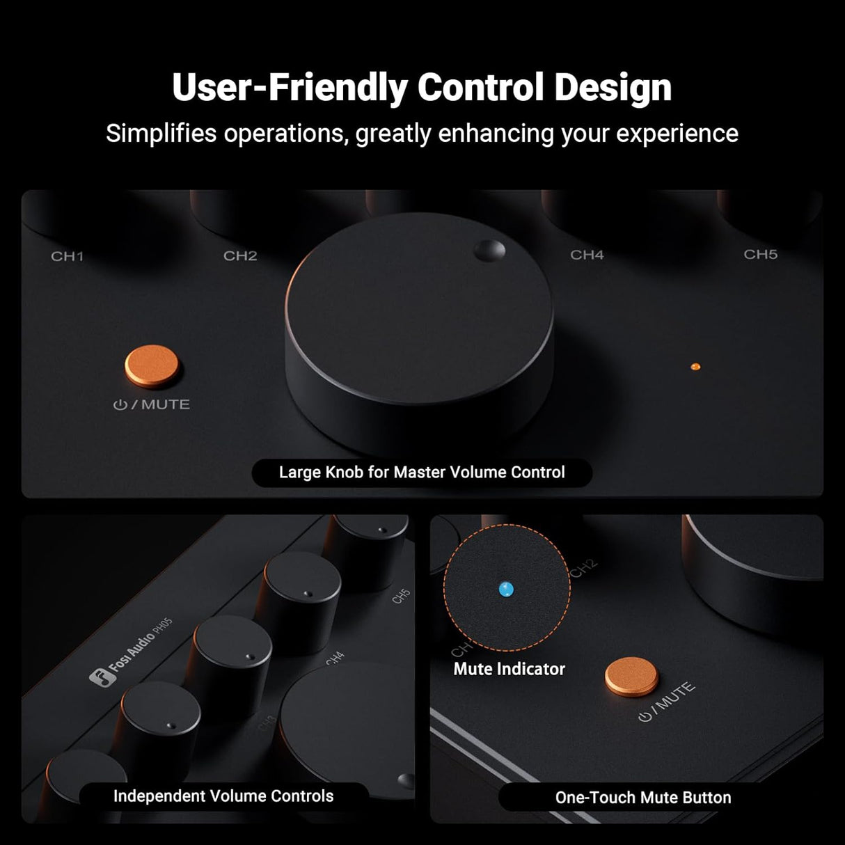 Fostex PH-50 5-way Headphone Amplifier