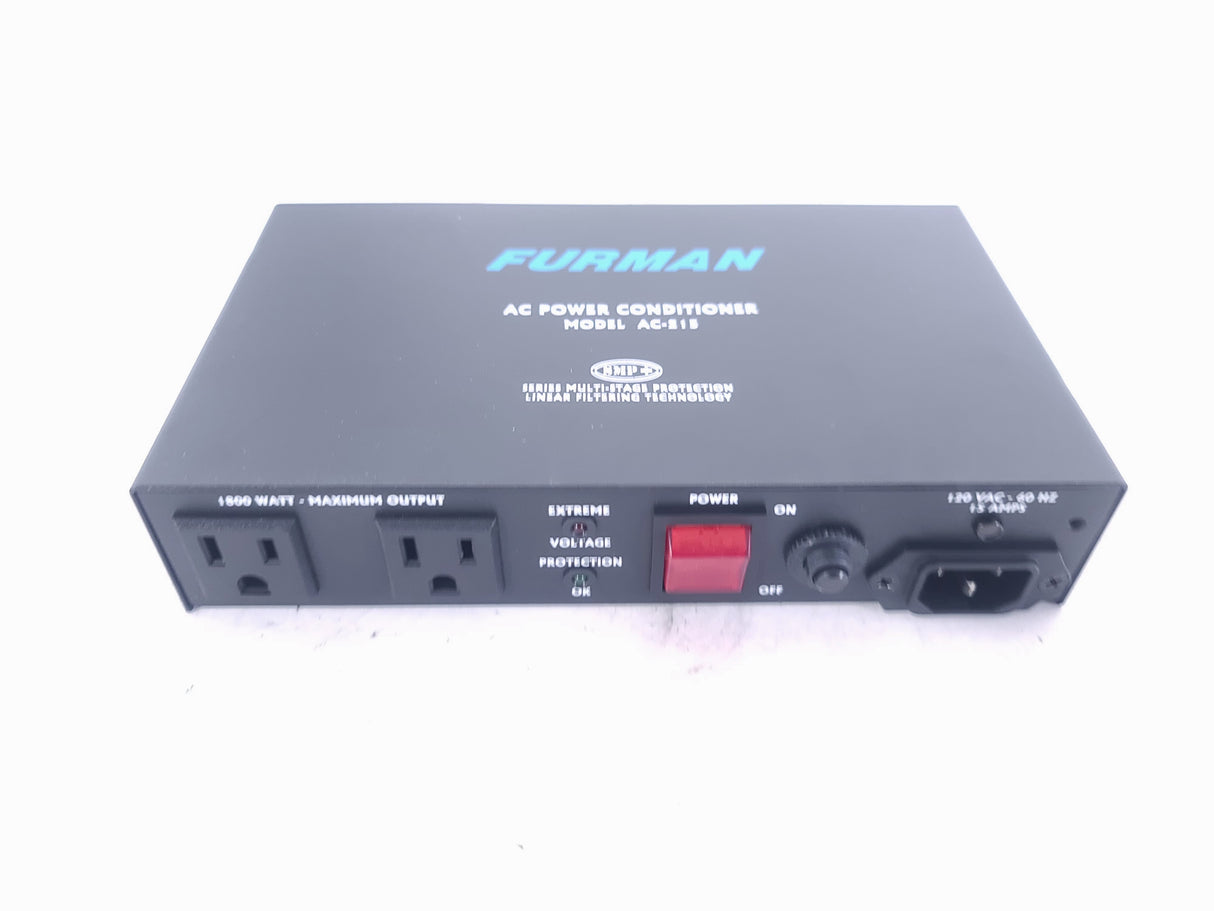 Furman AC-215 Two Outlet Power Conditioner w/ Power Cable in Box
