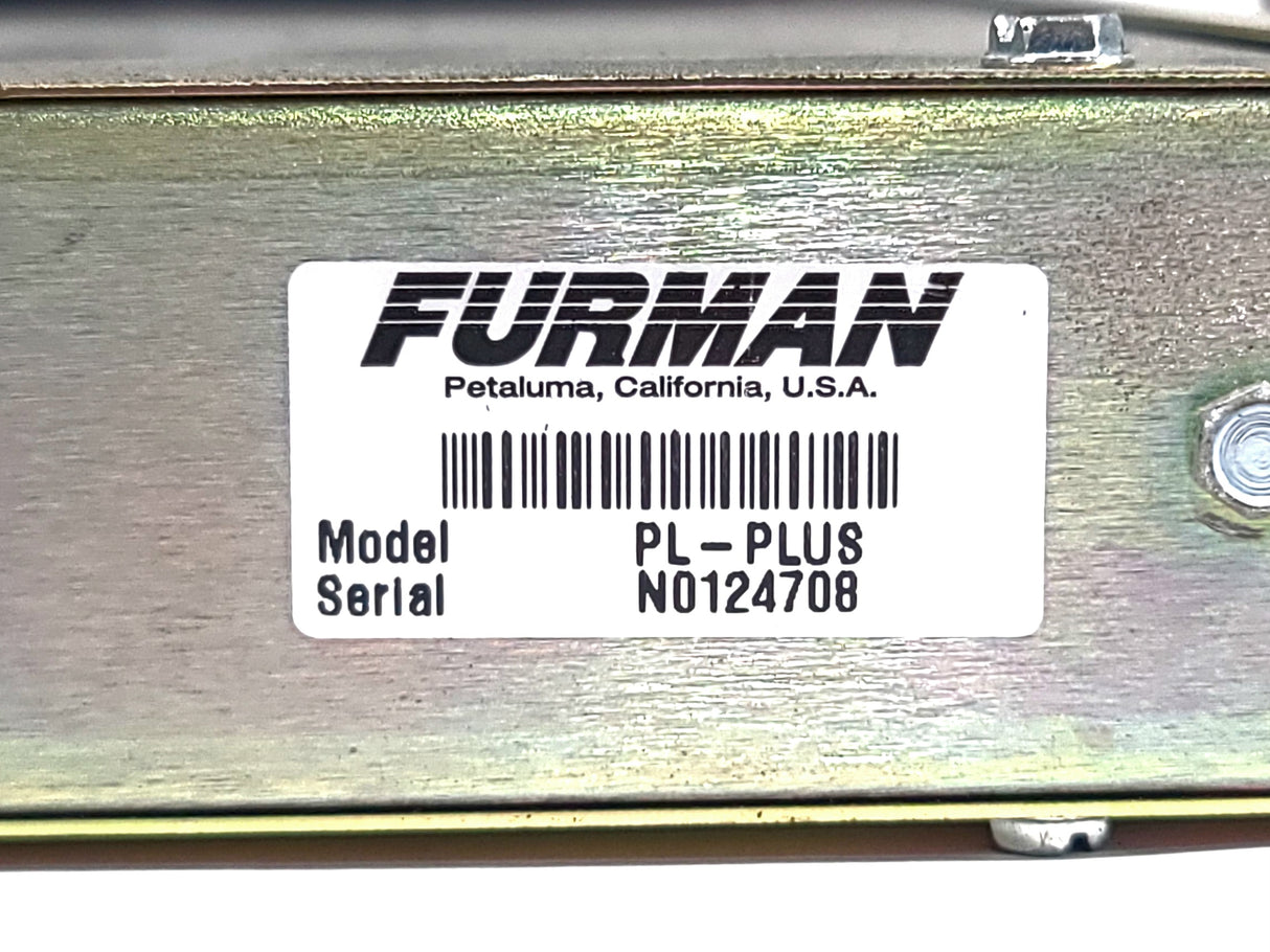 Furman PL-Plus Power Conditioner (Needs Repair) (E-Cycle)