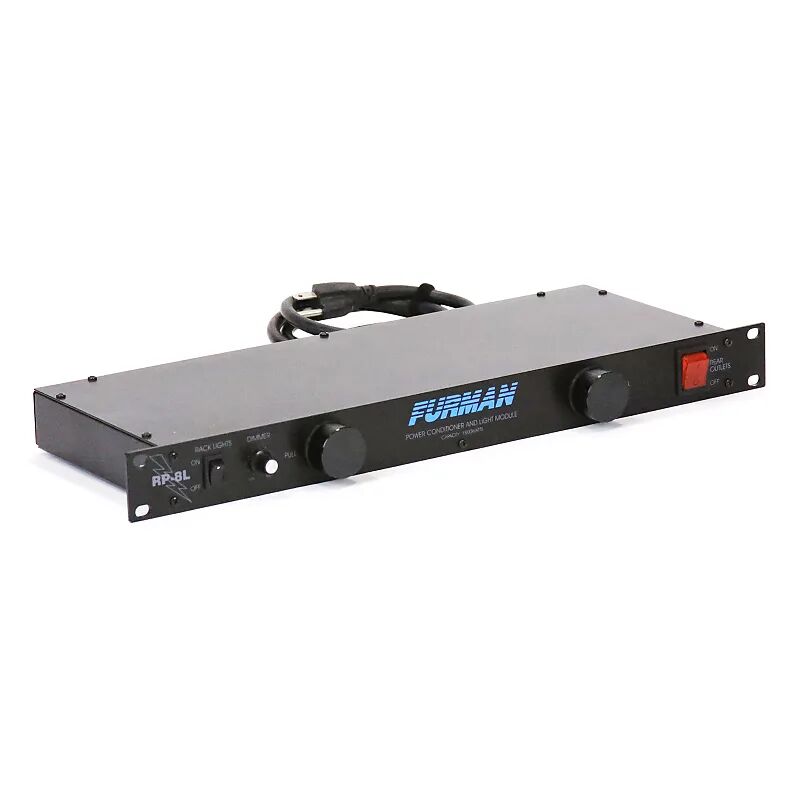 Furman RP-8L Power Conditioner w/ Light Module in 2RU Rack Case