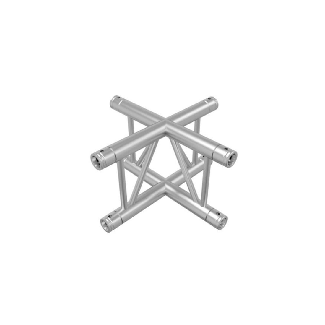 Global Truss 4-Way Vertical Cross-Junction for F32 I-Beam Truss System (1.64')