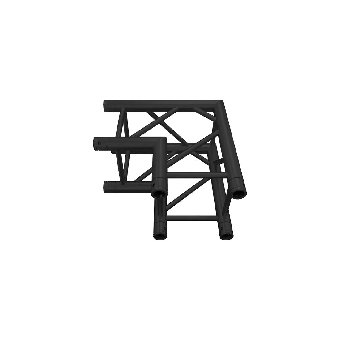 Global Truss SQ-4121 2-Way 90° F34 Square Truss Corner (Black Matte)