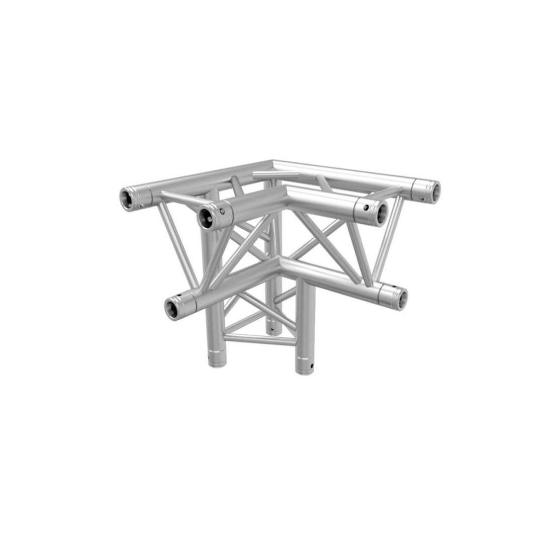 Global Truss Three-Way 90° Apex Down - Left Corner for F33 Triangular Truss System (1.64')