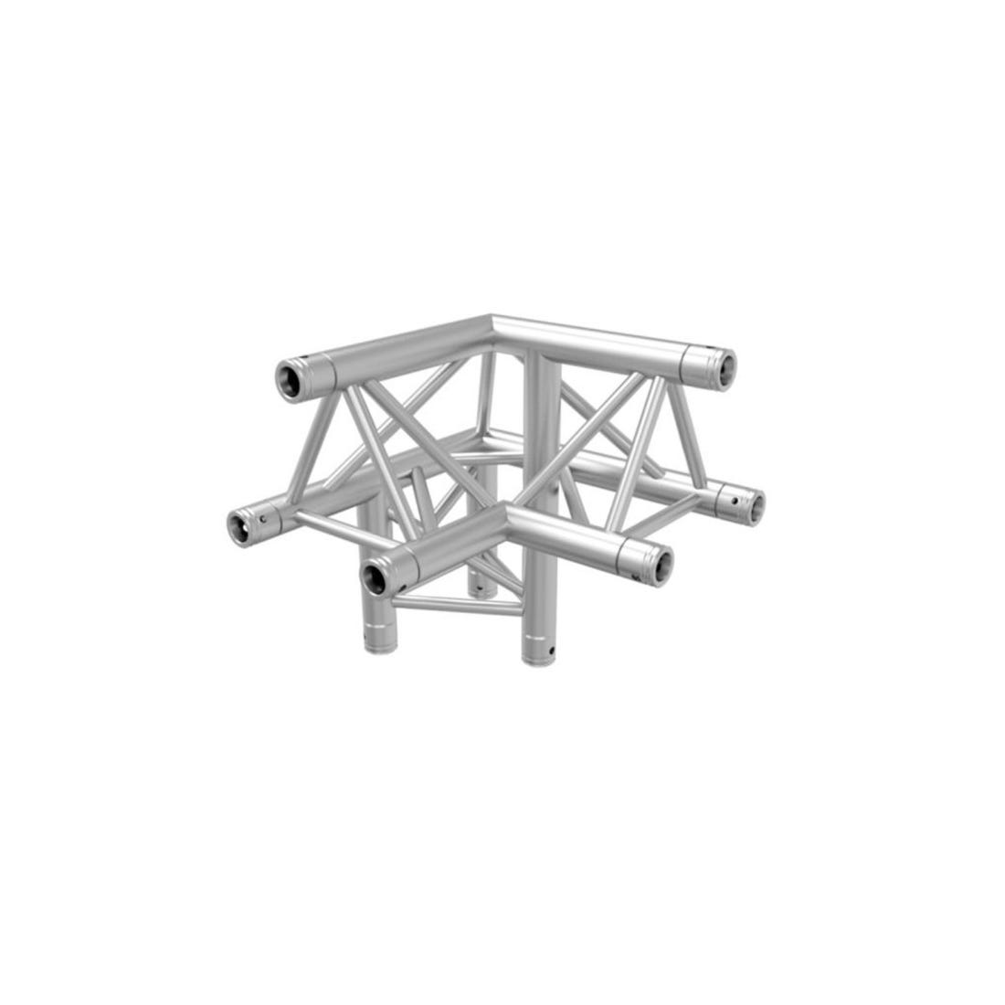 Global Truss Three-Way 90° Apex Up - Left Corner for F33 Triangular Truss System (1.64')