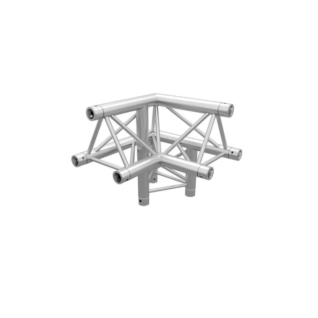 Global Truss Three-Way 90° Apex Up - Right Corner for F33 Triangular Truss System (1.64')