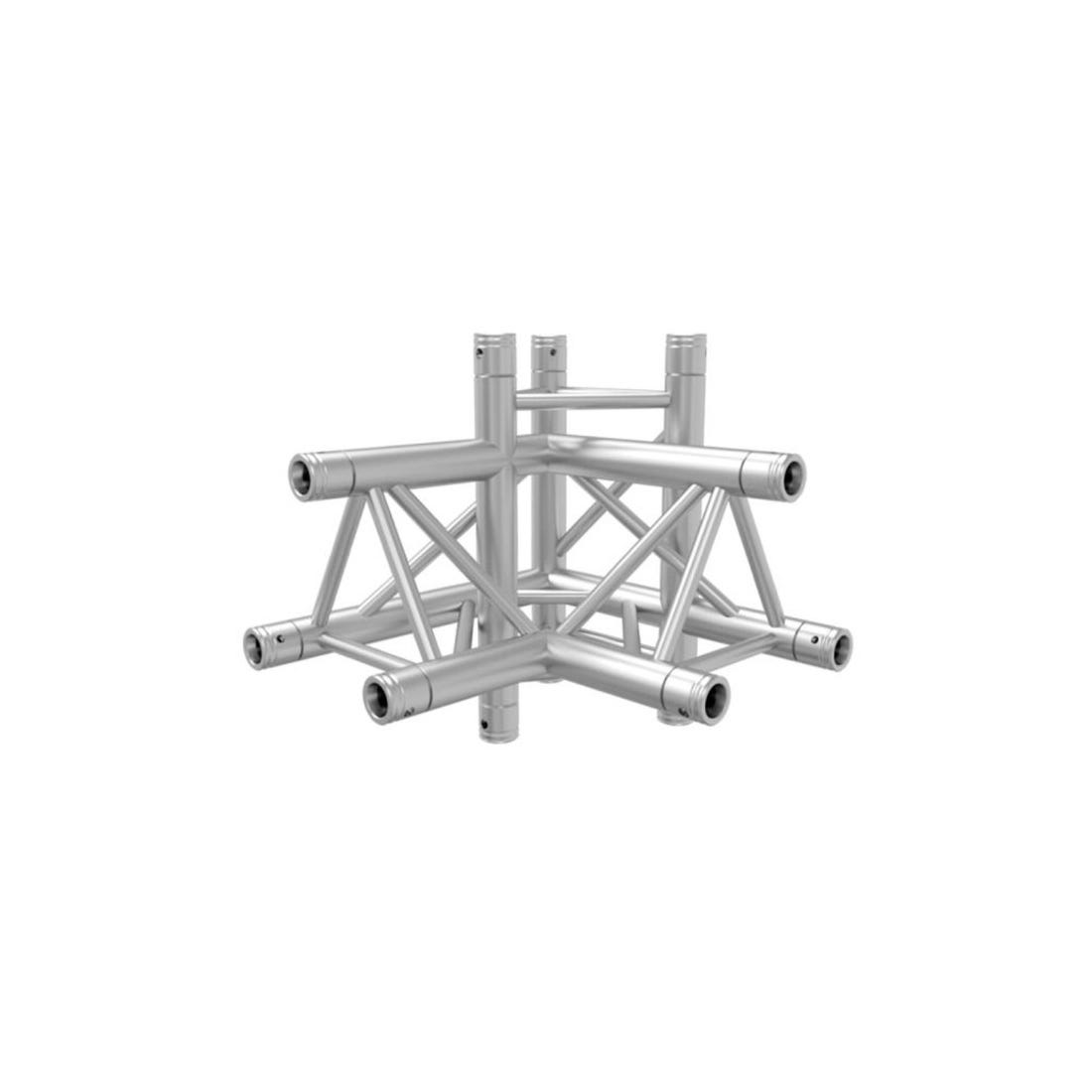 Global Truss Four-Way 90° Apex Up - Right Corner for F33 Triangular Truss System (1.64')