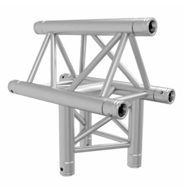 Global Truss 1.64' 3-Way Triangular Horizontal T-Junction Apex Out for F33 Triangle Truss