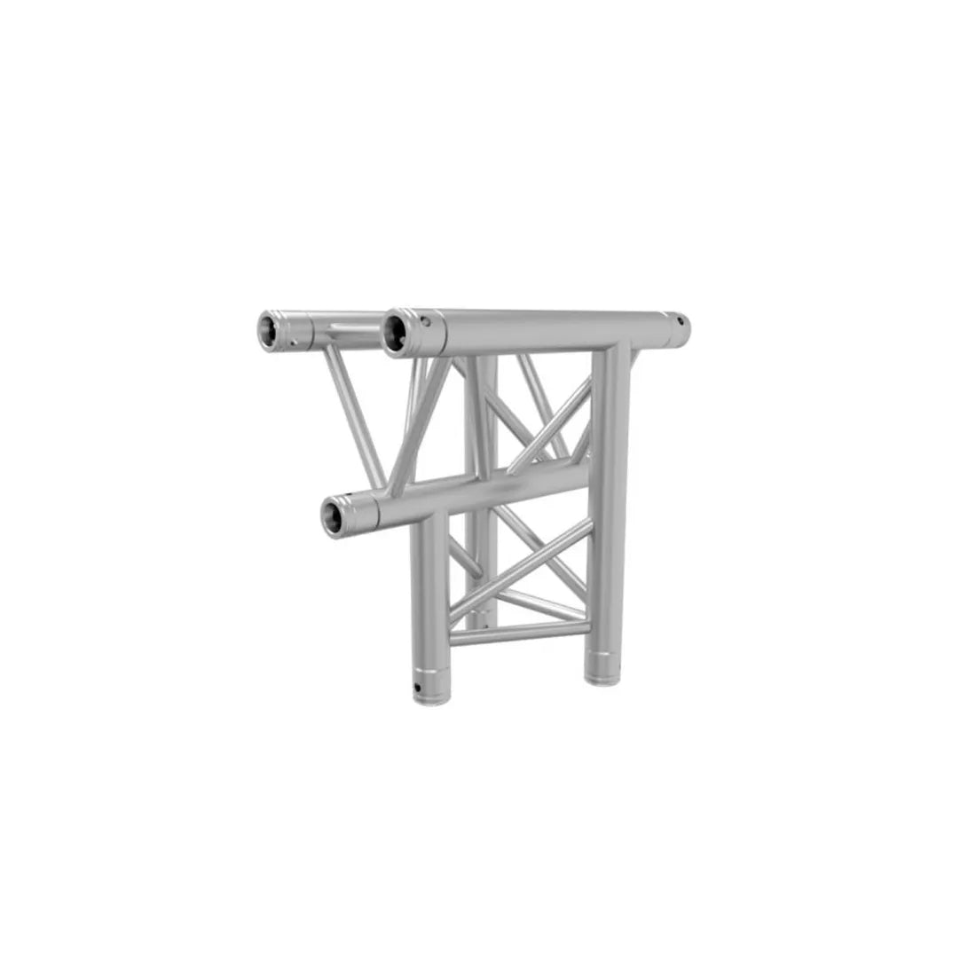 Global Truss 1.64' 3-Way Triangular Vertical T-Junction Apex Down for F33 Triangle Truss