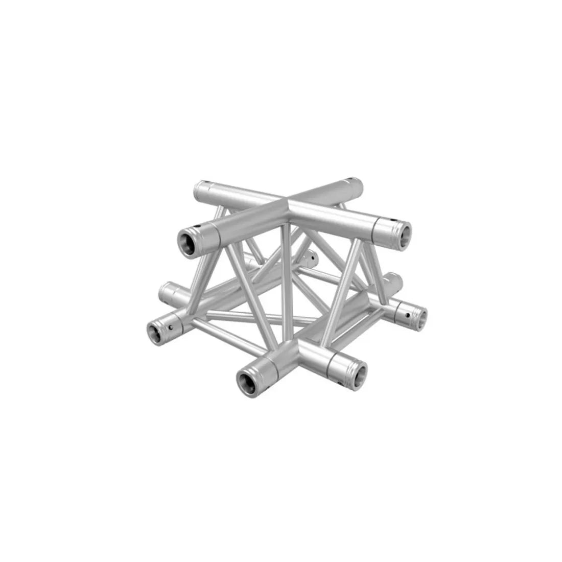 Global Truss 1.64' 4-Way Triangular Cross-Junction Apex Up/Down for F33 Triangle Truss