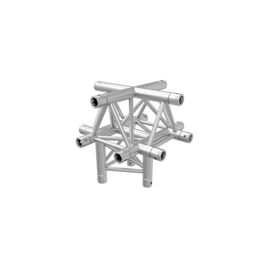 Global Truss 1.64' 5-Way Triangular Cross-Junction Apex Up for F33 Triangle Truss