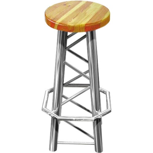 Global Truss Truss Bar Stool with Straight Legs