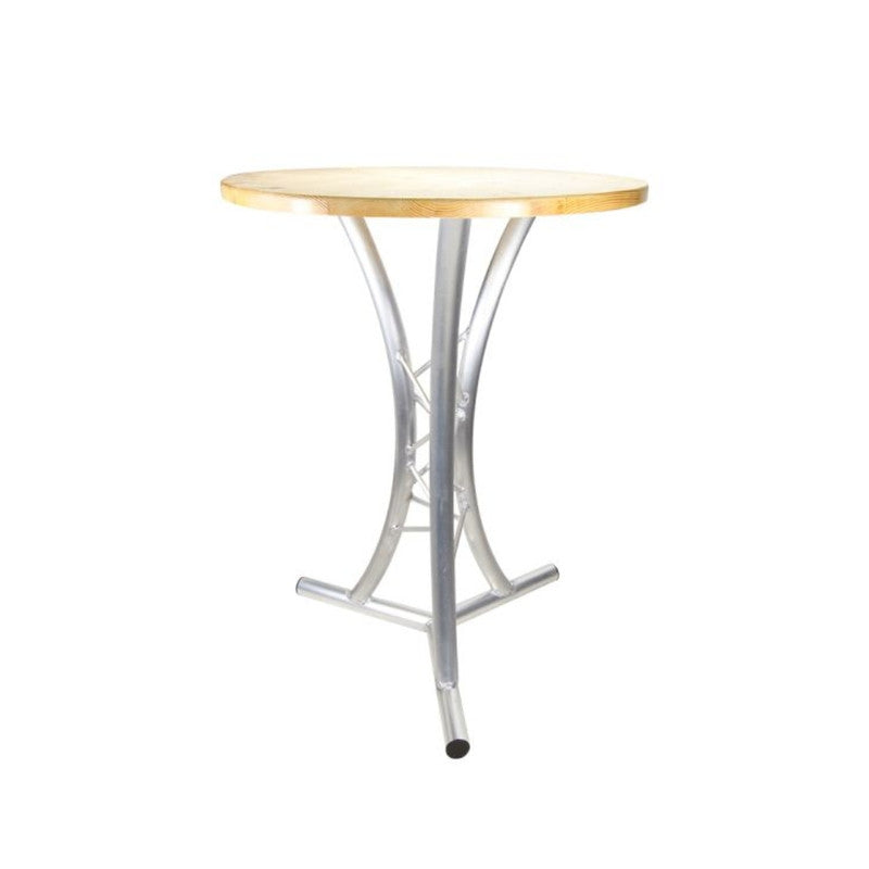 Global Truss 3.28' Truss Table with Solid Wood Top