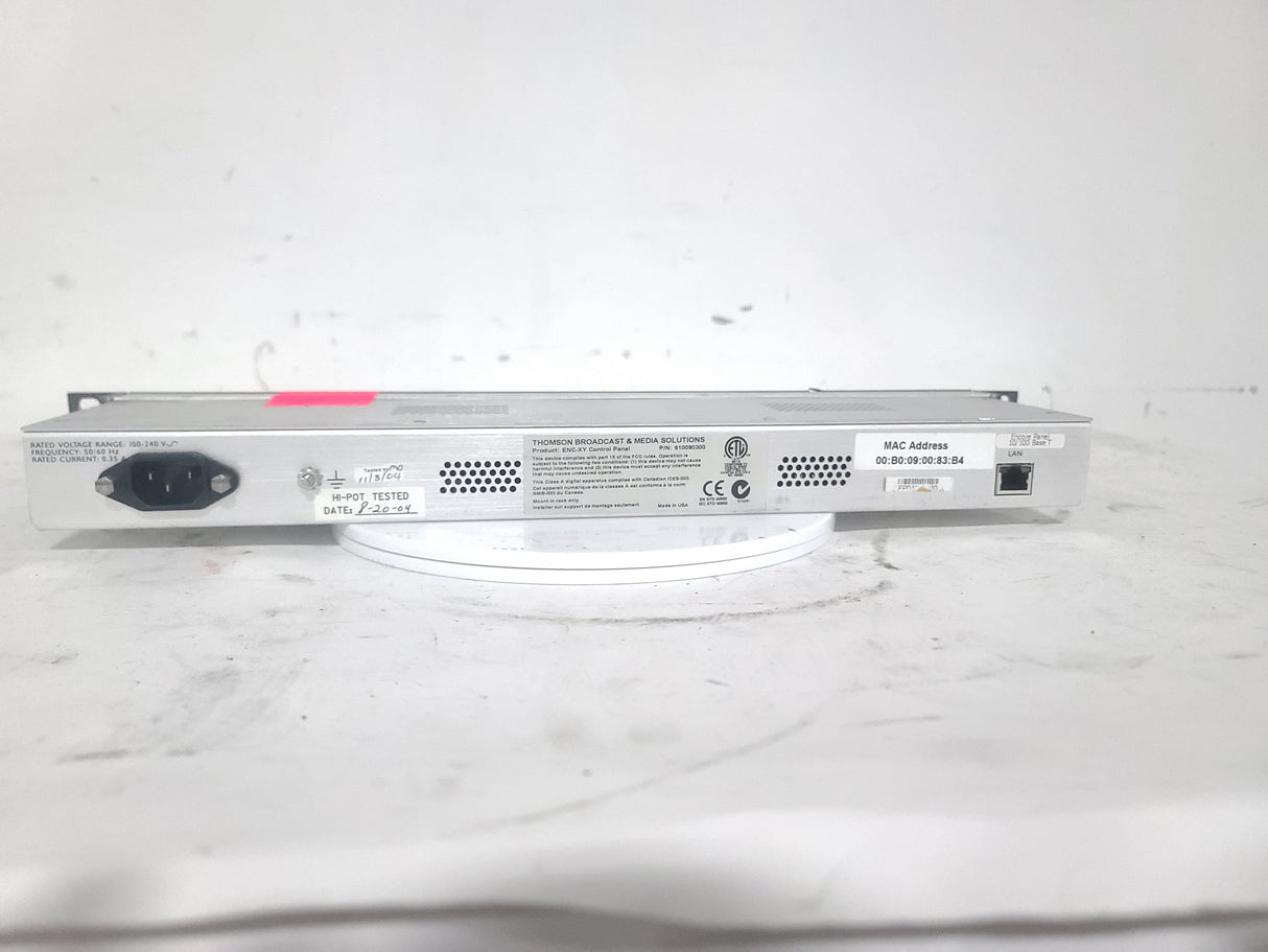 GV GRASS ENCORE/PRELUDE 48B CONTROL PANEL