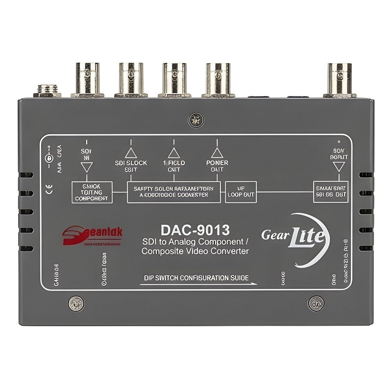 Gear-Lite DAC-9013 SDI to Analog Component & Composite Video Converter