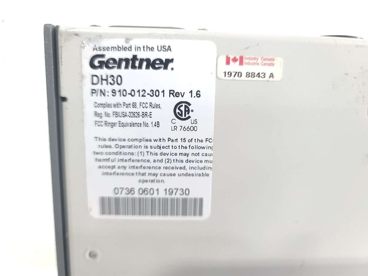 Gentner DH30 Digital Audio Broadcast Hybrid Phone Line IFB Interface