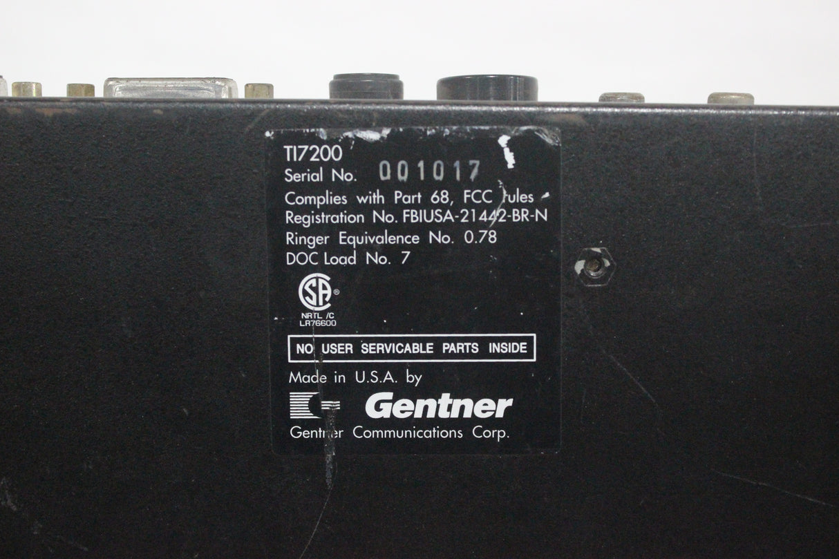 Gentner TI-7200, Teleconferencing Interface, Vintage Rack