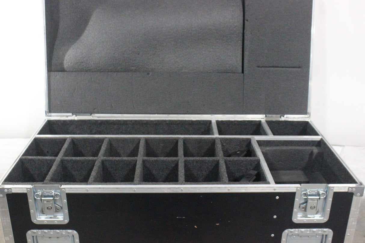 German Light Products X4 Atom GLP RGBW 30W RGBW Compact Head w/ Zoom in 23x47x20" Rolling Road Case