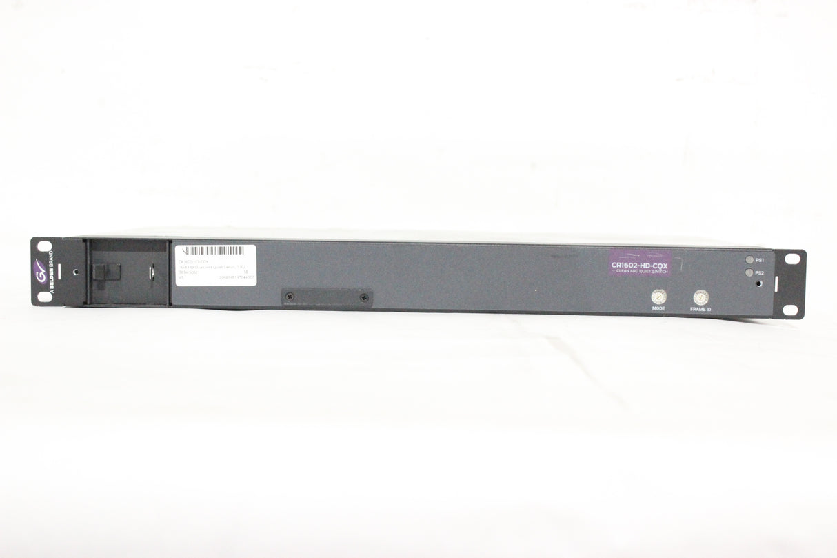 Grass Valley CR1602-HD-CQX 16x8 1RU HD Clean and Quiet Switcher