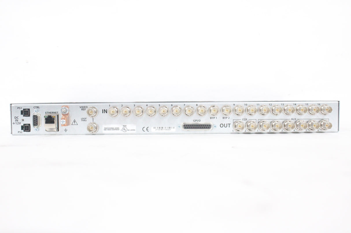 Grass Valley CR1602-HD-CQX 16x8 Clean and Quiet Switch - AS IS