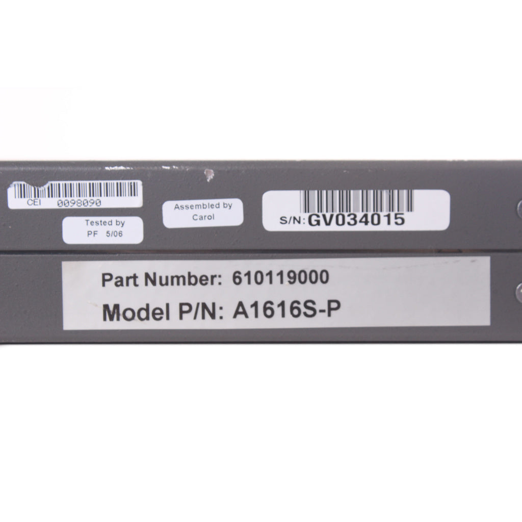 Grass Valley A1616S-P ACAPPELLA ROUTING SYSTEM