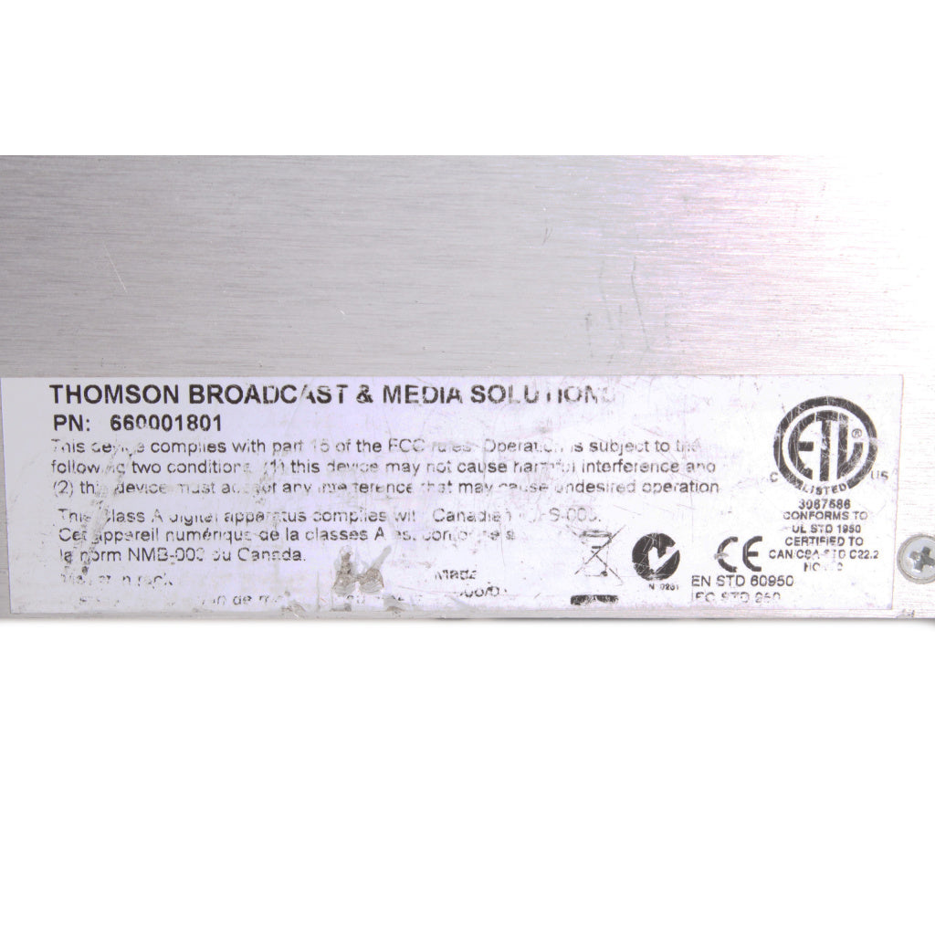 Grass Valley KAL-32AUX1 Kalypso 32 Aux KSD Remote Aux Panel