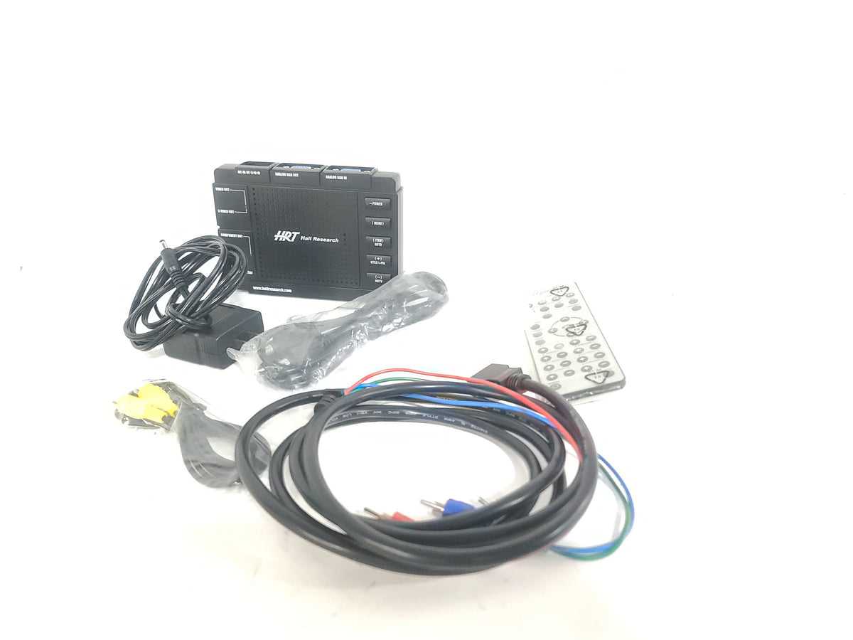 HRT VHD-2 VGA-to-TV Scan Converter with HDTV Support w/ PSU & Remote Controller in Box