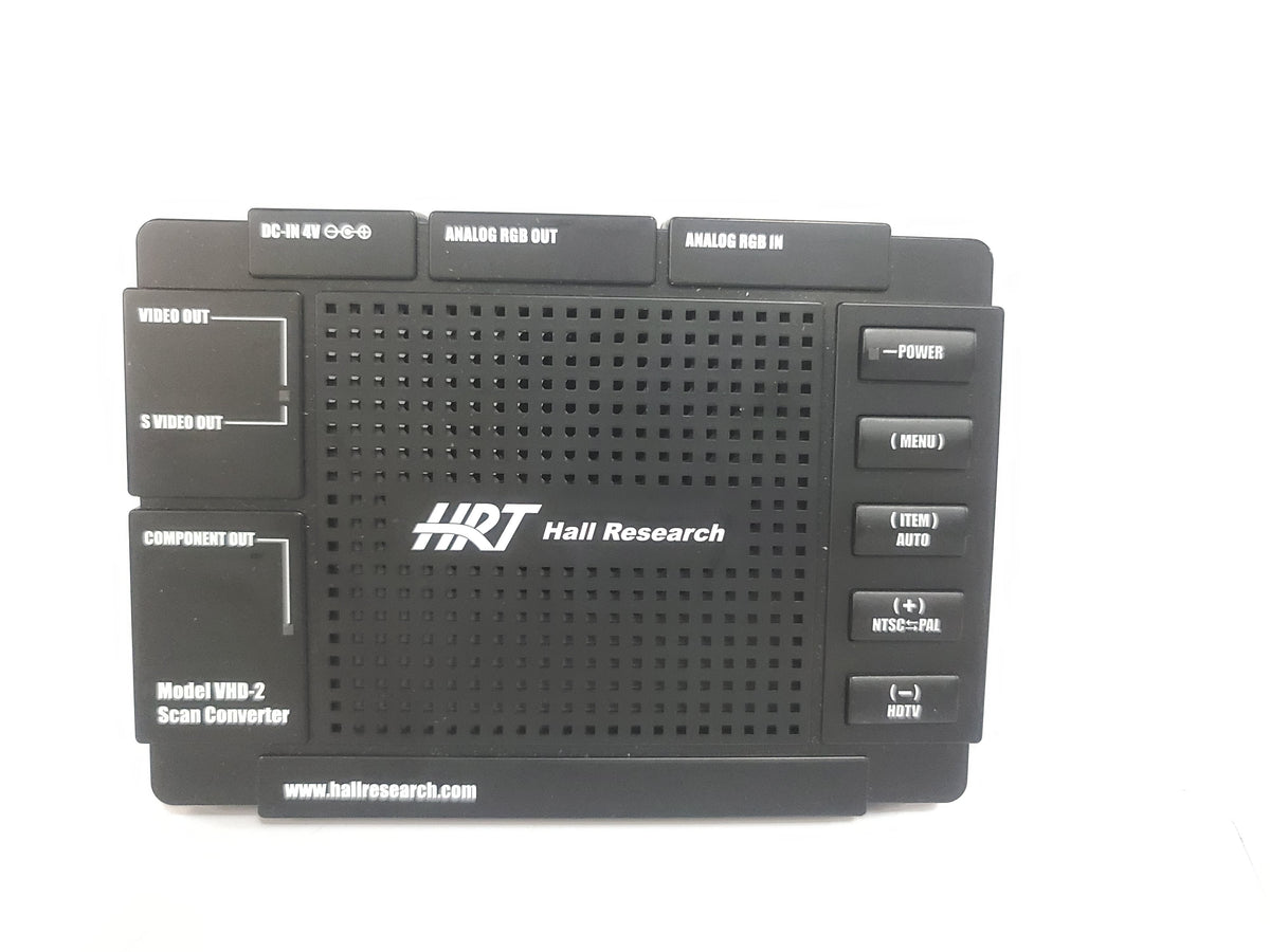 HRT VHD-2 VGA-to-TV Scan Converter with HDTV Support w/ PSU & Remote Controller in Box
