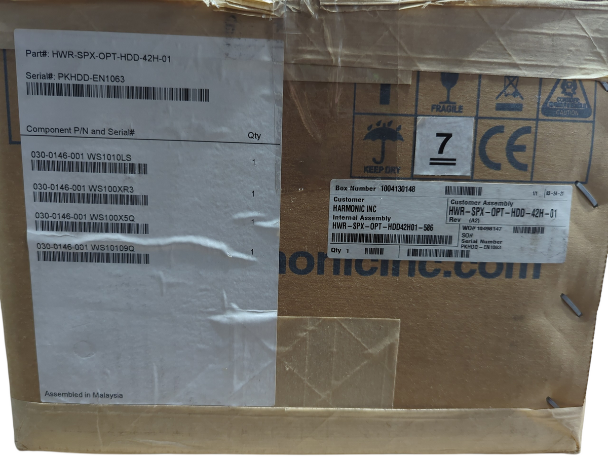 Harmonic HWR-SPX-OPT-HDD-42H-01 Hard Drive Kit